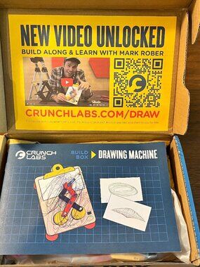 Drawing Machine Build Box by Crunch Labs from Mark Rober